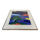 Lithographie 2 design scandinave "bent karl jakobsen".