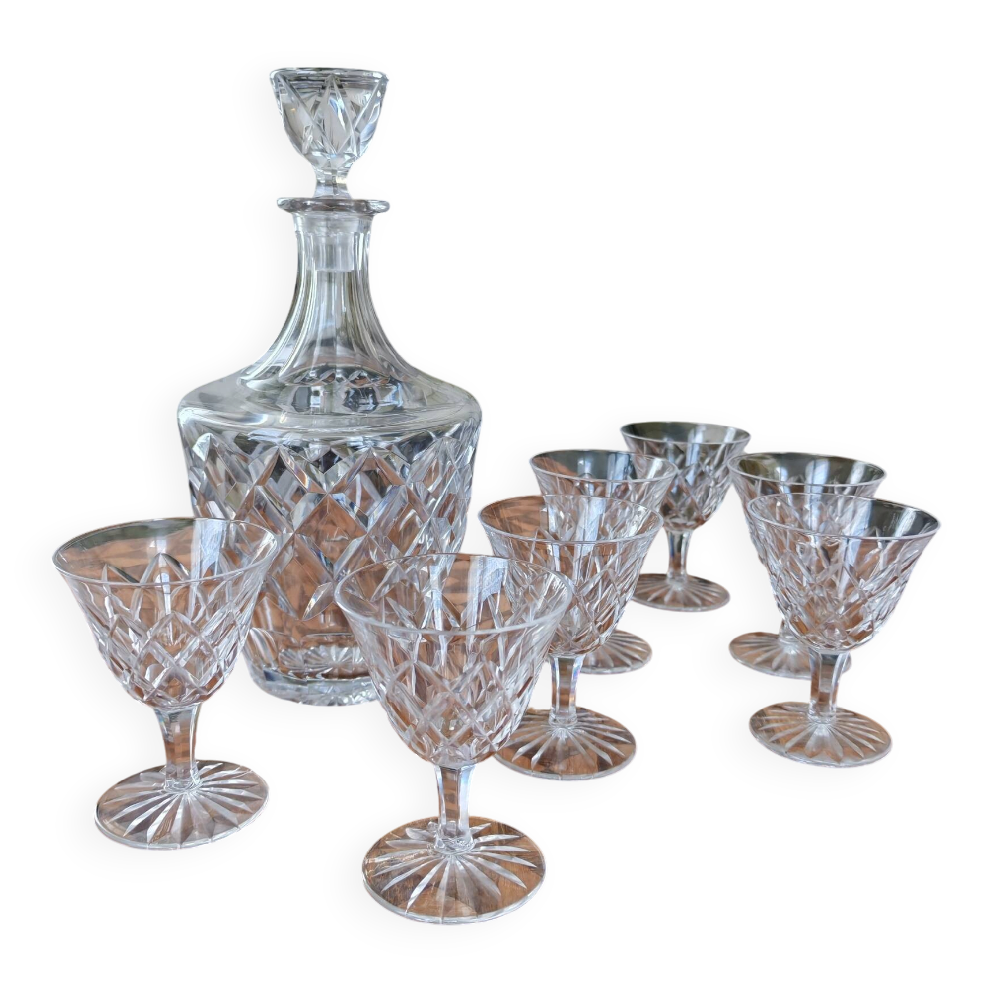 Vintage liqueur service St Louis