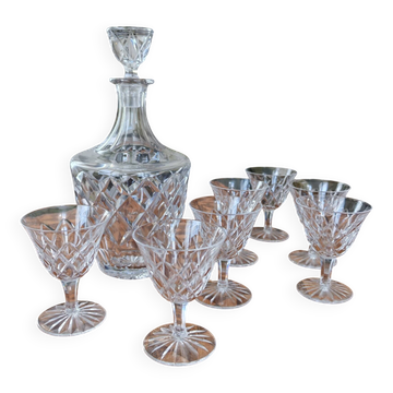 Vintage liqueur service St Louis
