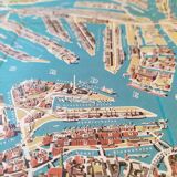 Map of Hamburg Harbour year 60