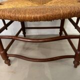 Provençal straw armchair from the 18th century
