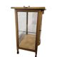 Vintage wooden bar cabinet / display case / shelf