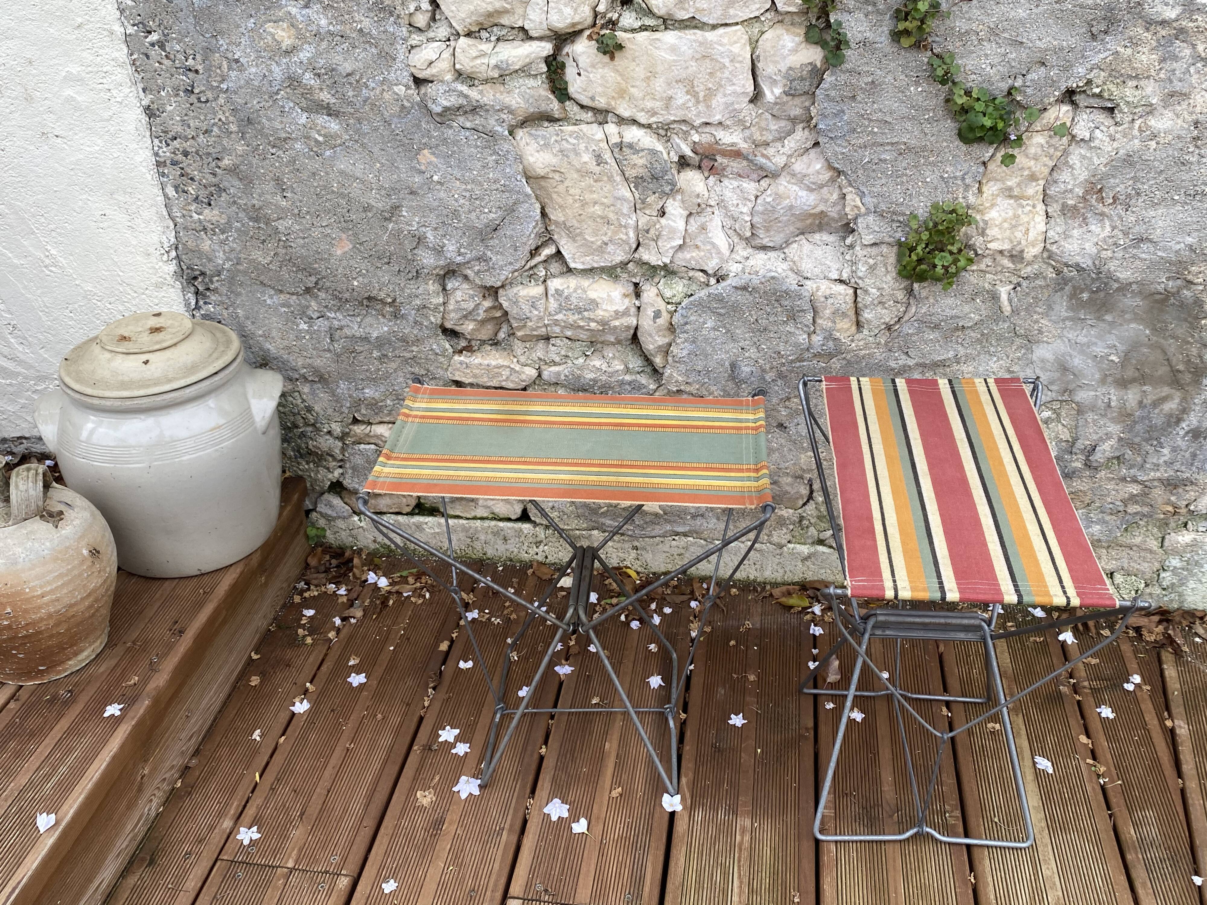 Small fisherman's folding stool