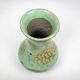 Eugène Lion, stoneware vase from Puisaye, Carriès school, turquoise glaze.
