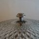 Glass chandelier antique vintage diamond tip. Two fires.