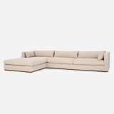 Corner sofa sztokholm beige, scandinavian design