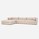 Corner sofa sztokholm beige, scandinavian design