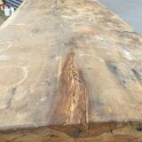 Restored solid wood workbench