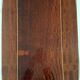 Table basse vintage en bois laqué et métal doré