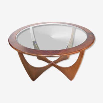 G-plan round astro coffee table in solid teak