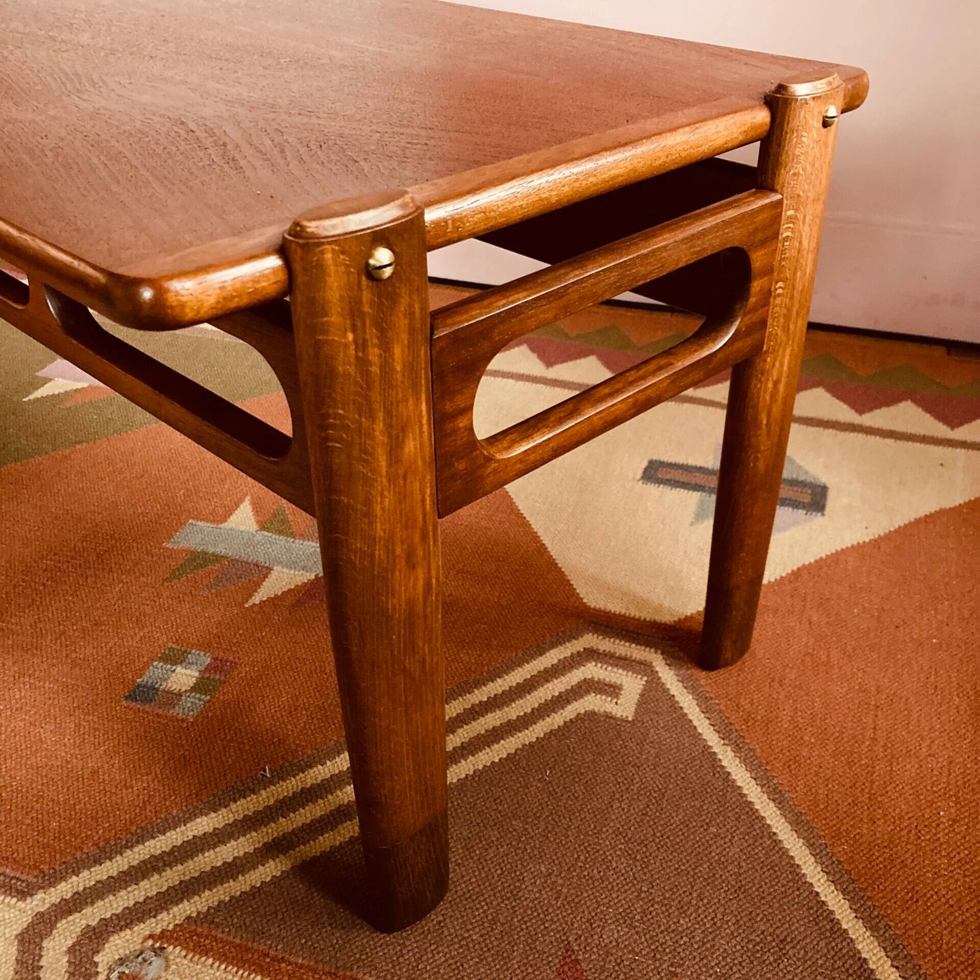 Table basse, William Watting pour Scanflex, teck des années 50
