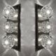 Pair of XXL Vintage Space Age Wall Lights
