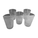 Baccarat Nancy fruit juice glasses