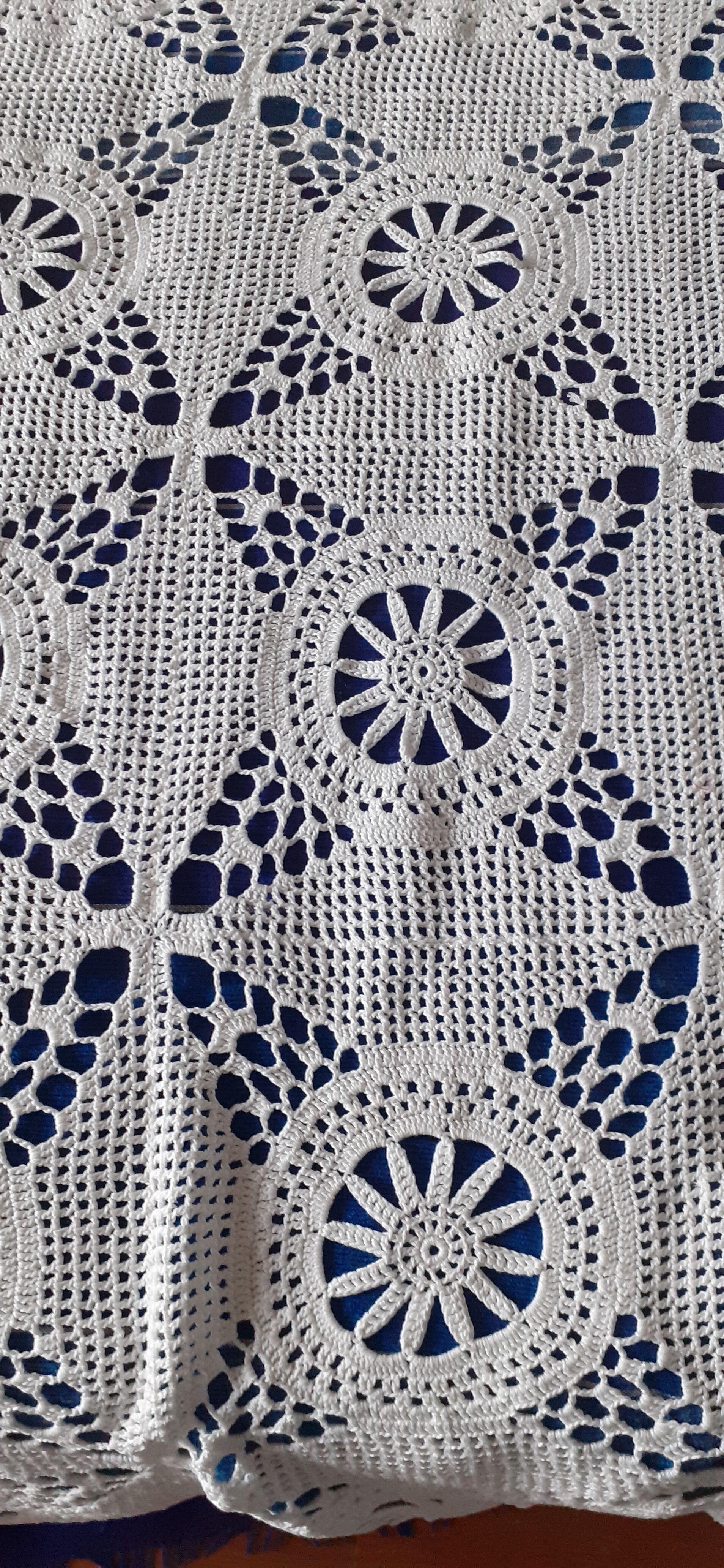 Crochet bedspread