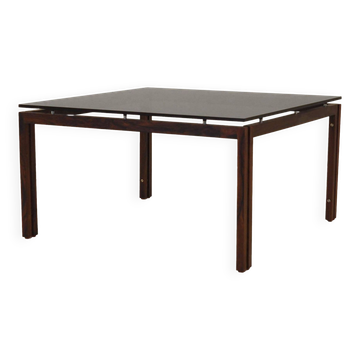 Table basse en palissandre, design danois, années 1970, production : Danemark