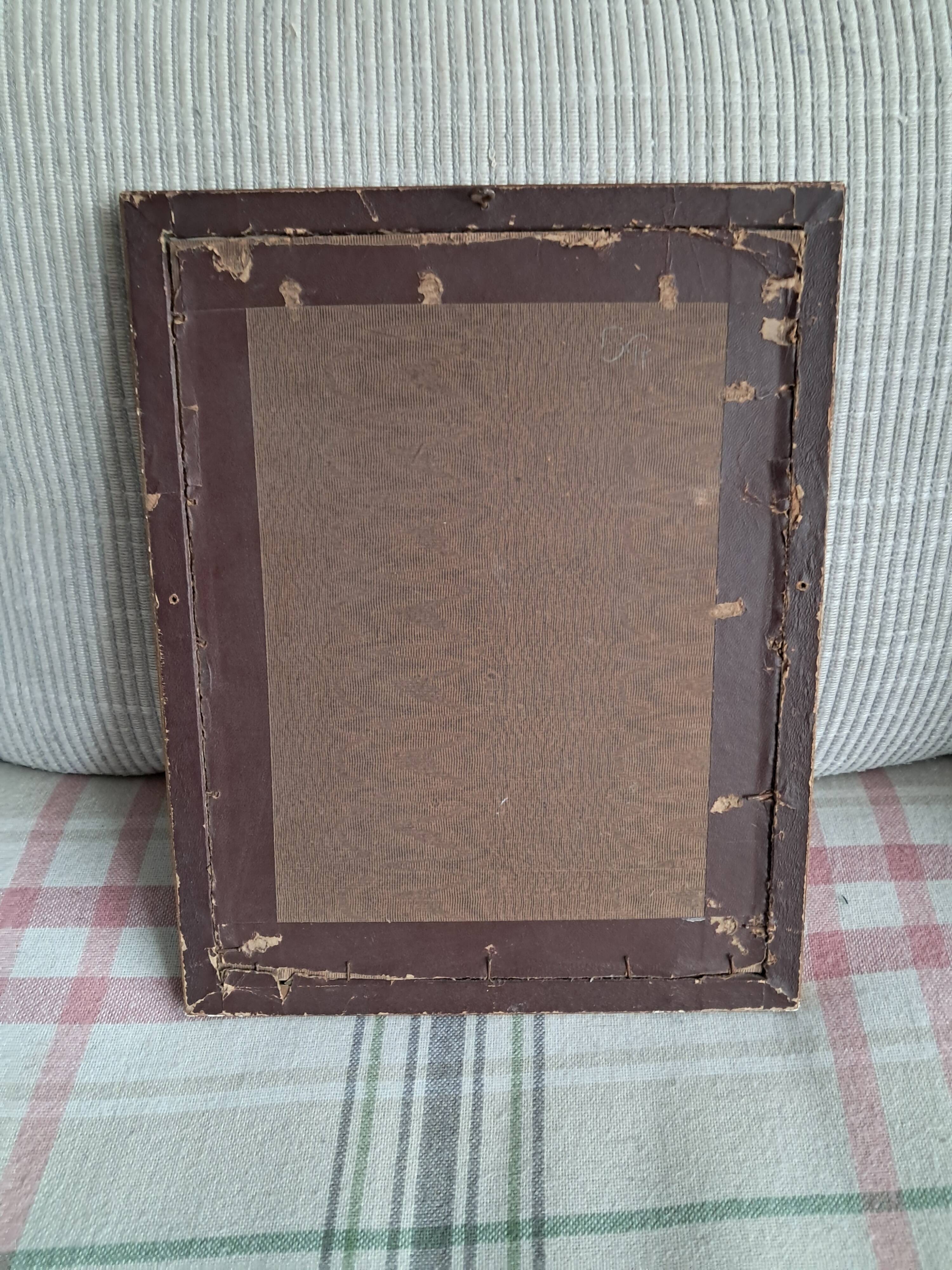 Ancient painting depicting a street in Lugano, Switzerland.