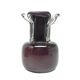 Mid-century modern vase, purple glass, Poland, 1970s