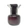 Mid-century modern vase, purple glass, Poland, 1970s