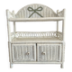Etagère en rotin années 80