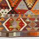 5x8 Soft Colors Persian Kilim Rug, Oushak Area Rug, 157x255Cm