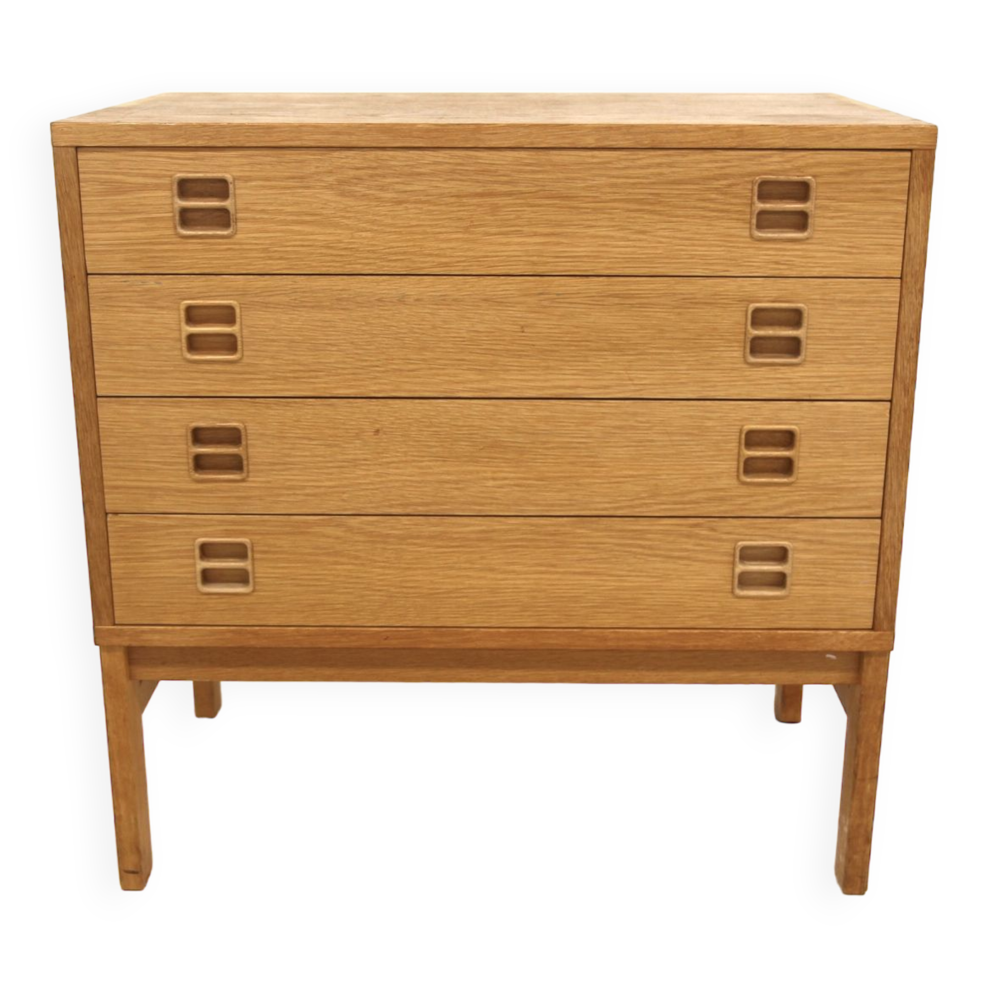 Scandinavian oak chest of drawers, Sweden, 1960