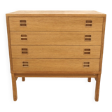 Scandinavian oak chest of drawers, Sweden, 1960