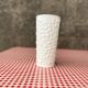 White opaline vase