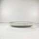 Large white & blue oval dish, bird and flower motif