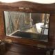 Dressing table / Worker in mercury glass marquetry and bronze fittings