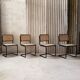 4 chairs Cesca b32 by Marcel Breuer