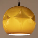 Brown chrome pendant lamp for peill & putzler