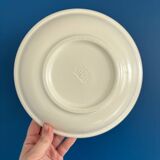 set of 6 floral deep plates gien - vintage fleur ka plate set