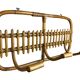 Portemanteau en Rotin des années 60 Italien