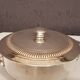 Silver metal compote