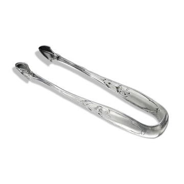 AA3 Decorative Silver Old Embossed Tongs 800