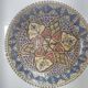 Antique Tunisian ceramic plate, signed and numbered.
