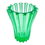 Art deco vase "absinthe green" – pierre d'avesns – france, 1930
