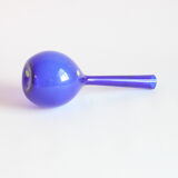 Cobalt blue bud vase by Arthur Percy for Gullaskruf Glasbruk, Sweden 1950s.