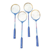 Vintage lot of 4 new Dunlo Special Club rackets.