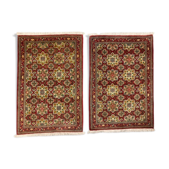 Paire de Tapis sarough Iran 128x86cm