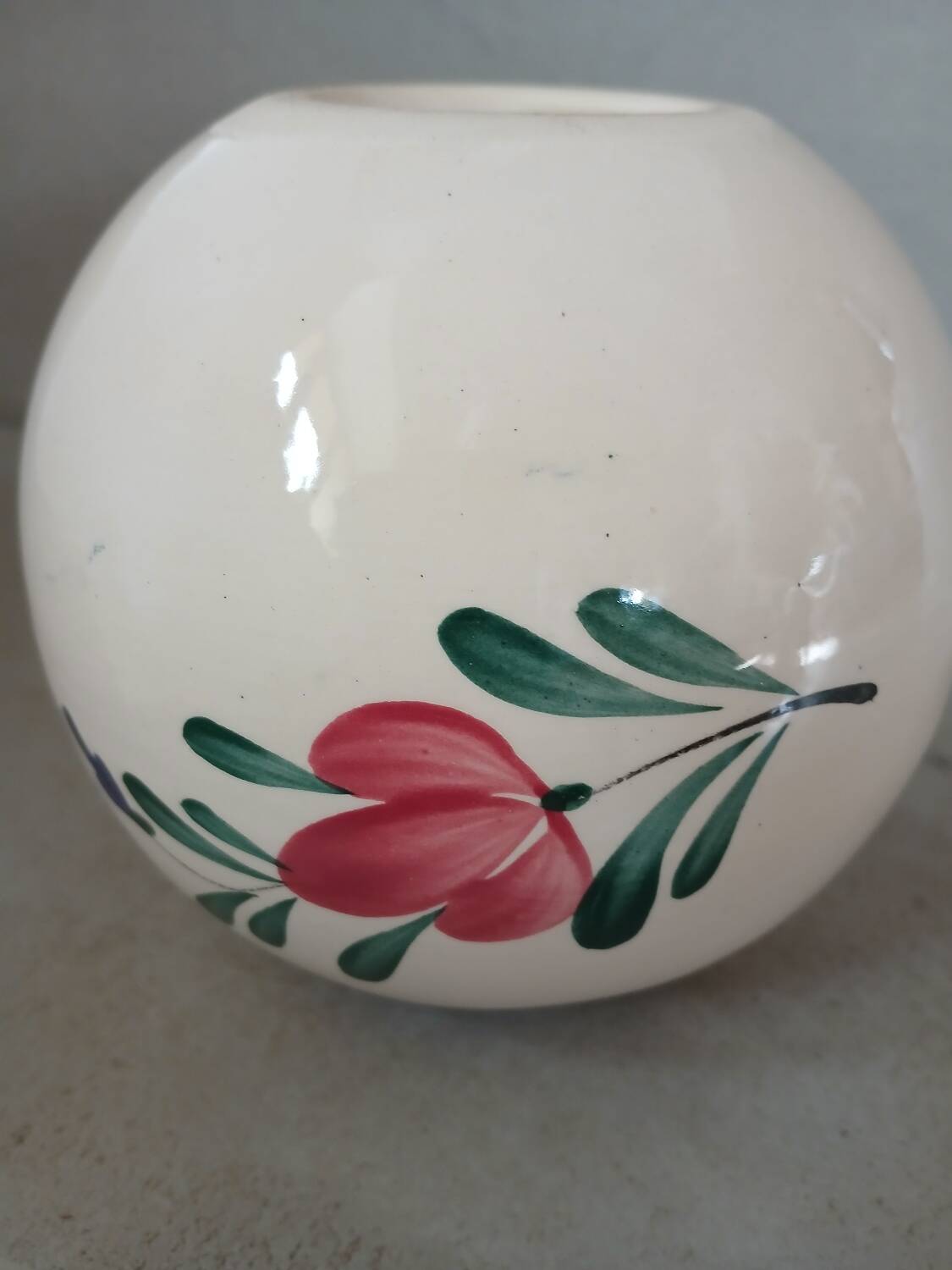 Breton ceramic vase / flower pick
