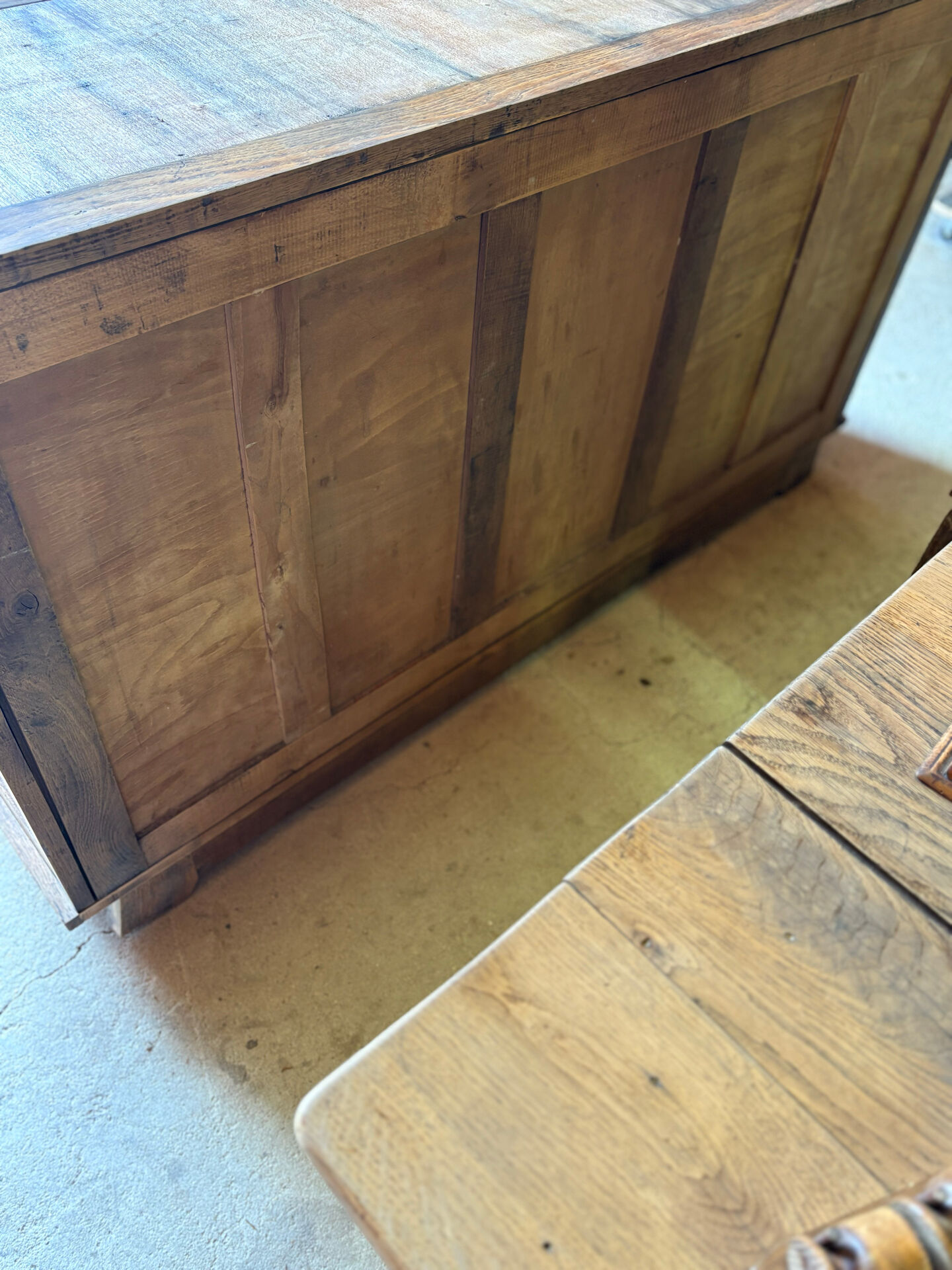 Renovated antique solid wood sideboard