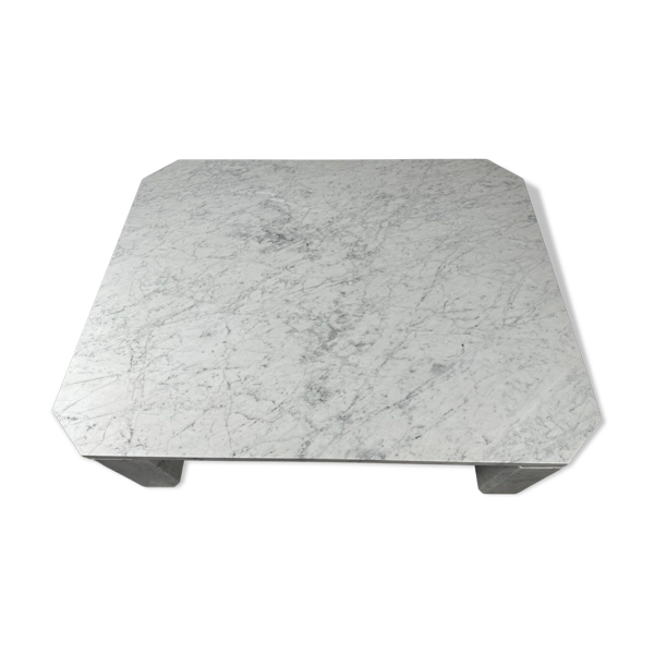 Table basse vintage – marbre de Carrare
