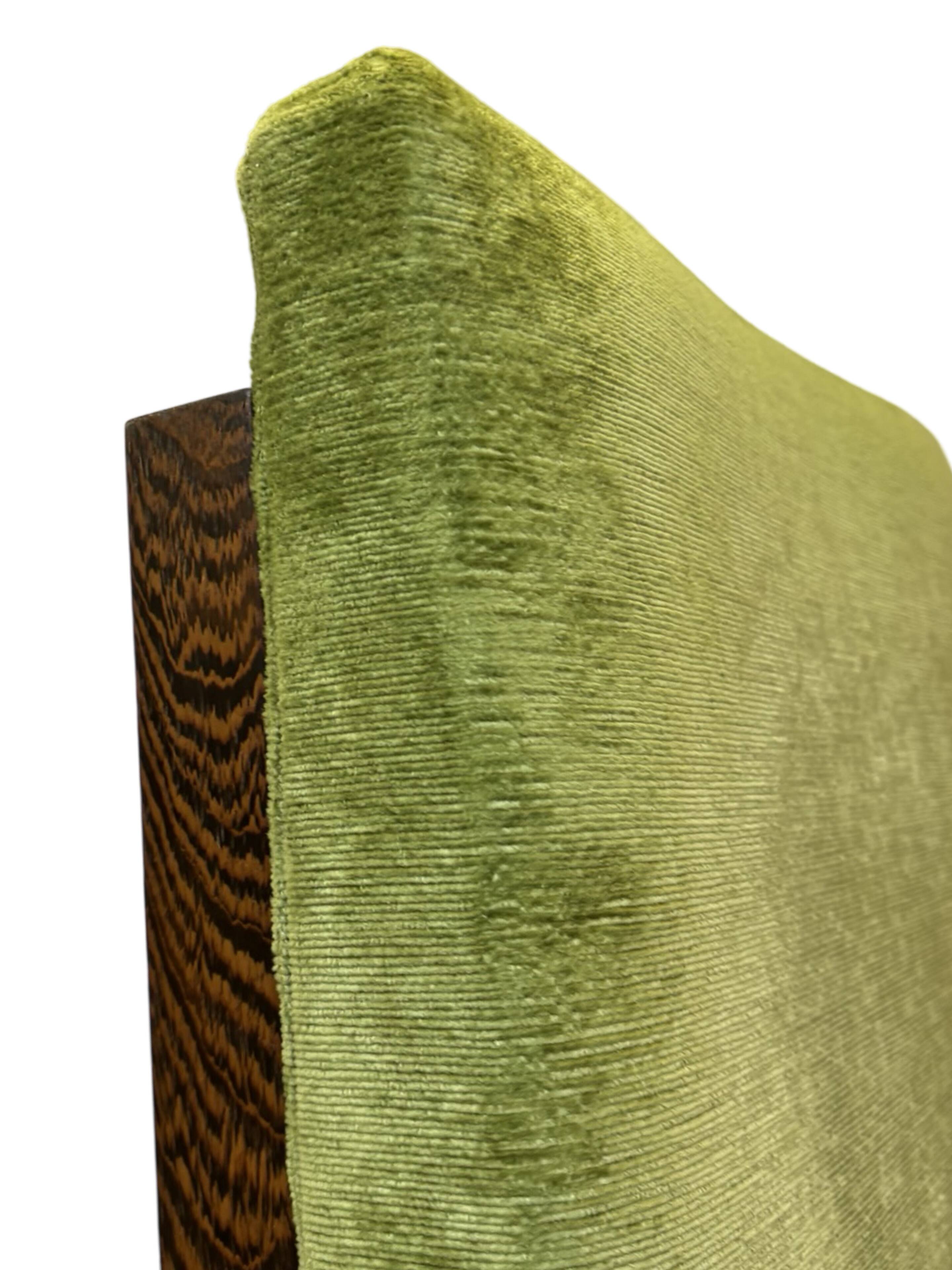 Vintage armchair solid wenge design 60s leather armrests design