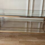 Large glass coffee table - Pierre Vandel