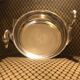 Art deco silver metal dish or bowl
