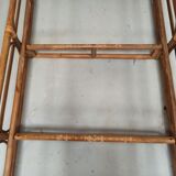 Rattan bamboo bed for one person