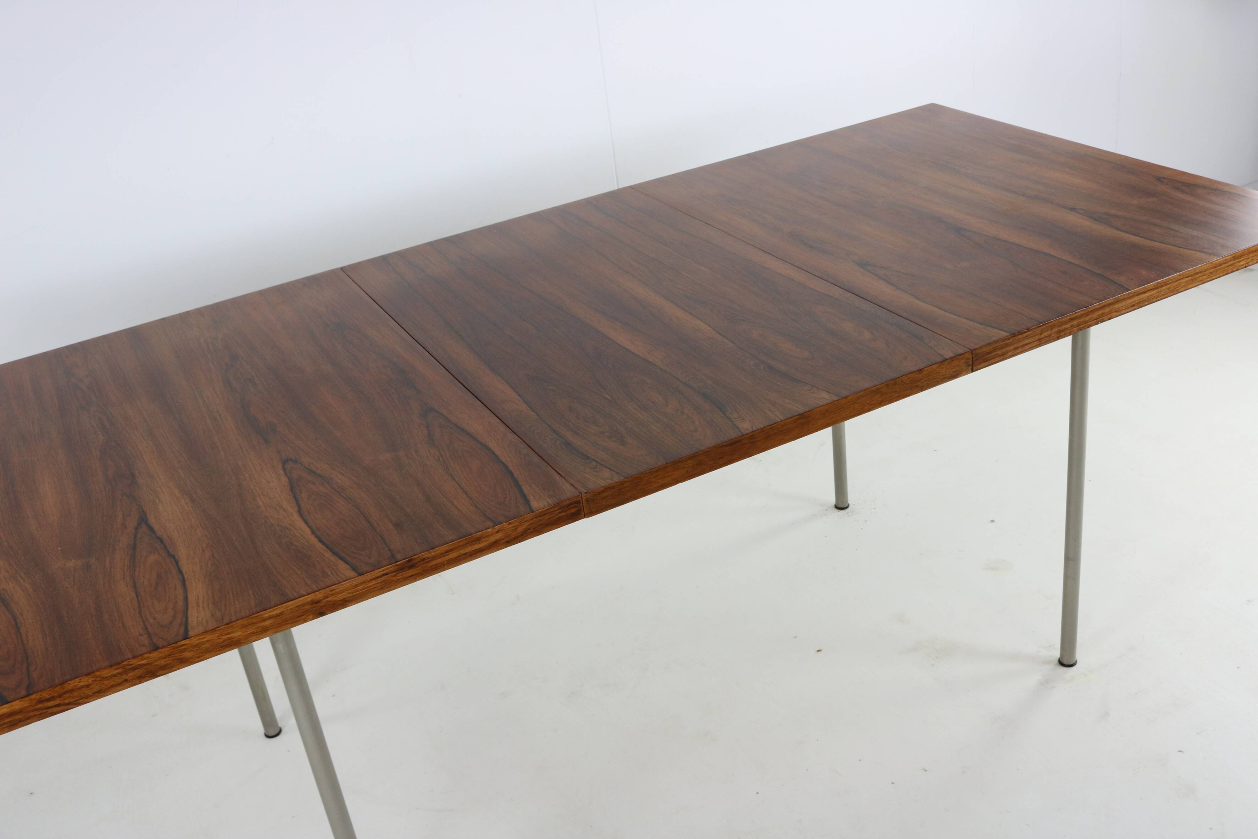 Sixties design rosewood dining table by Cees Braakman for Pastoe