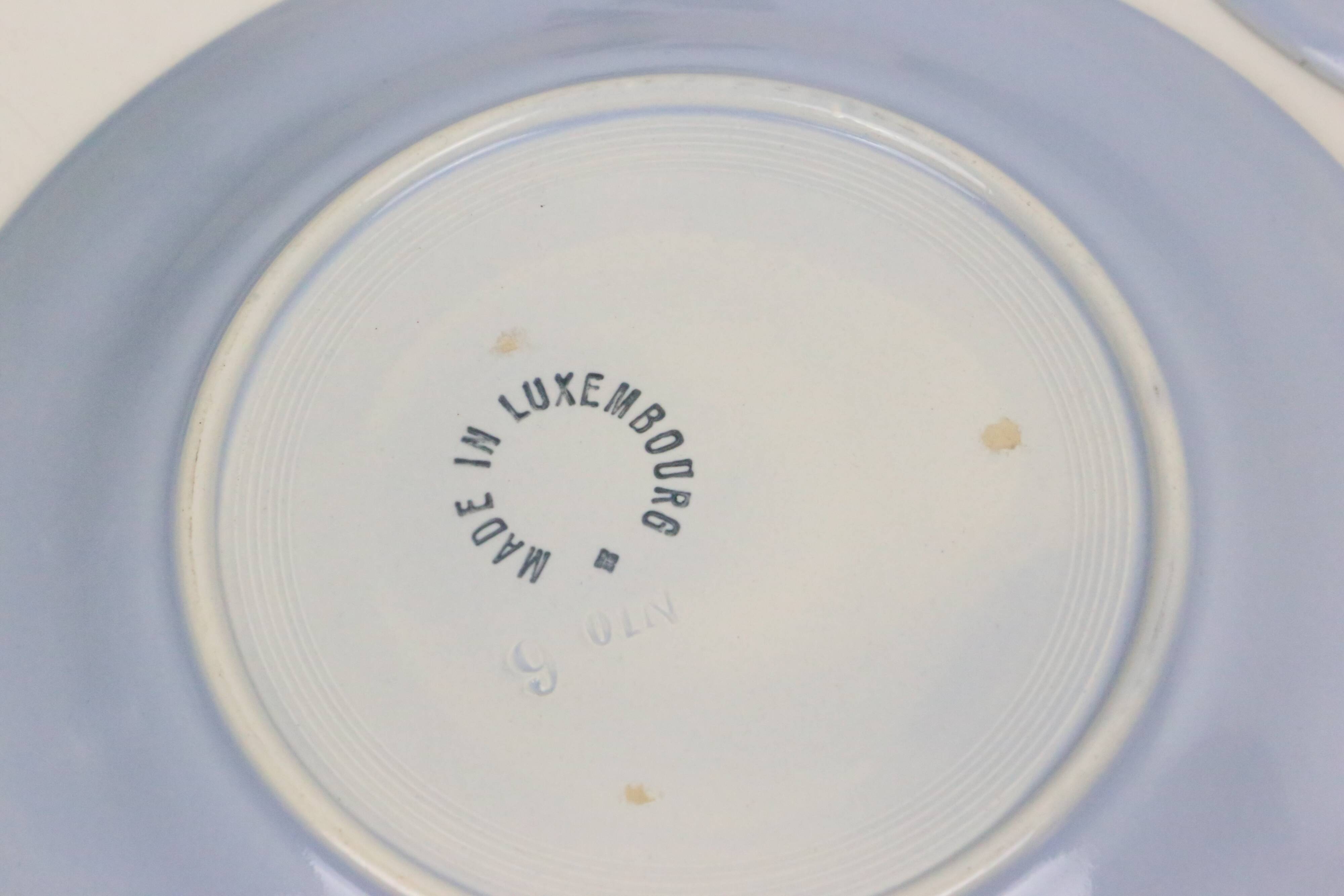 Dessert plates x5, baby blue, madeleines in Luxembourg