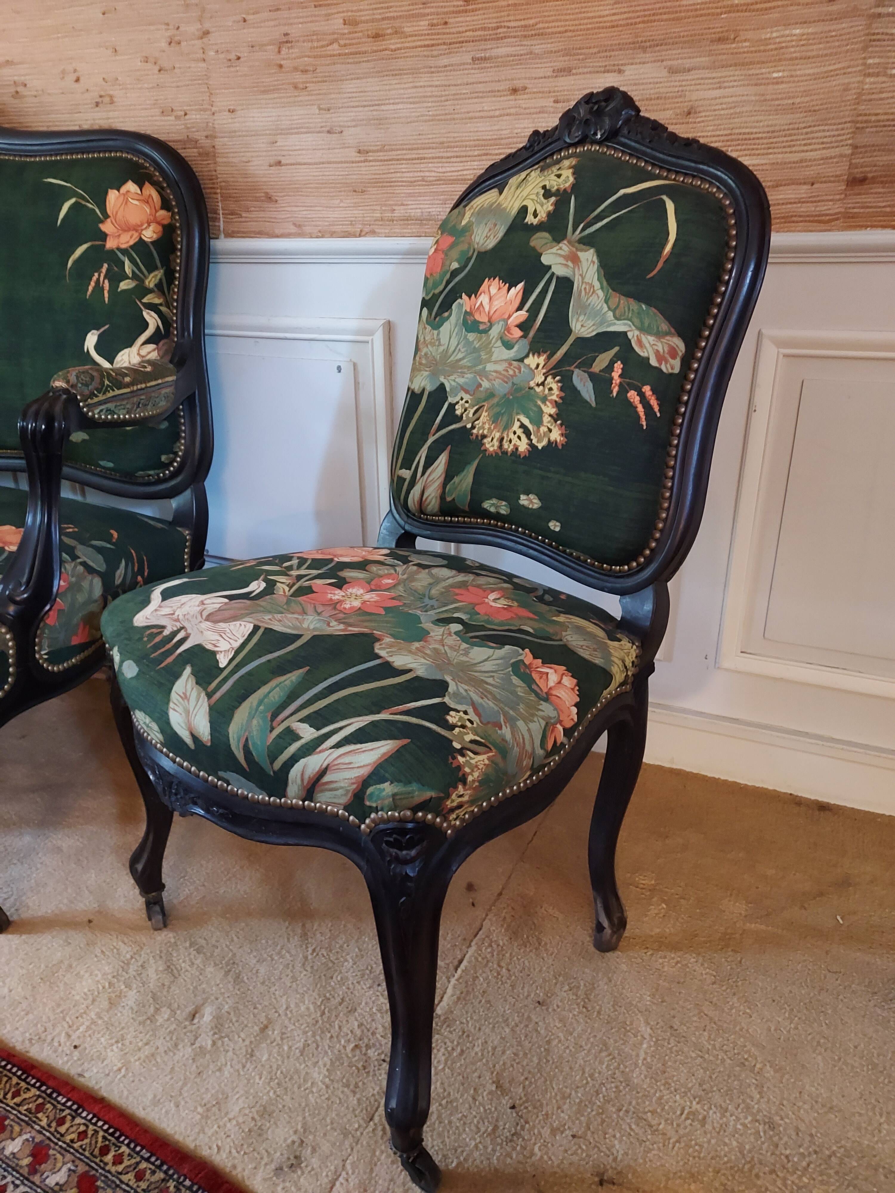 set of 7 pieces Napoleon III salon in excellent condition